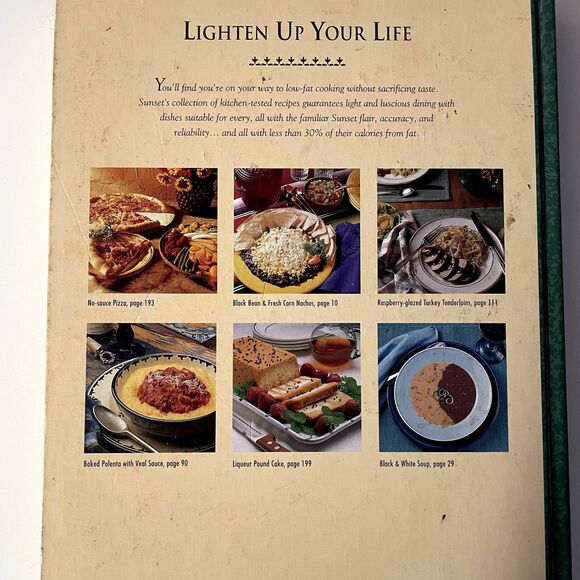 The Best of Sunset Low-Fat Cook Book Hardcover GUC - Picture 3 of 8